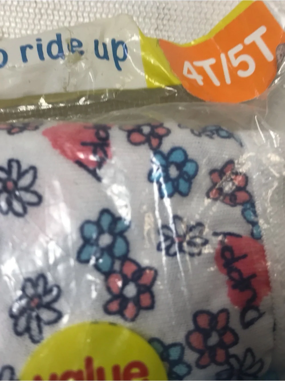 10 Pack Hanes Girls' 4T-5T Assorted No Ride Up Cotton Hipster Panties Underwear